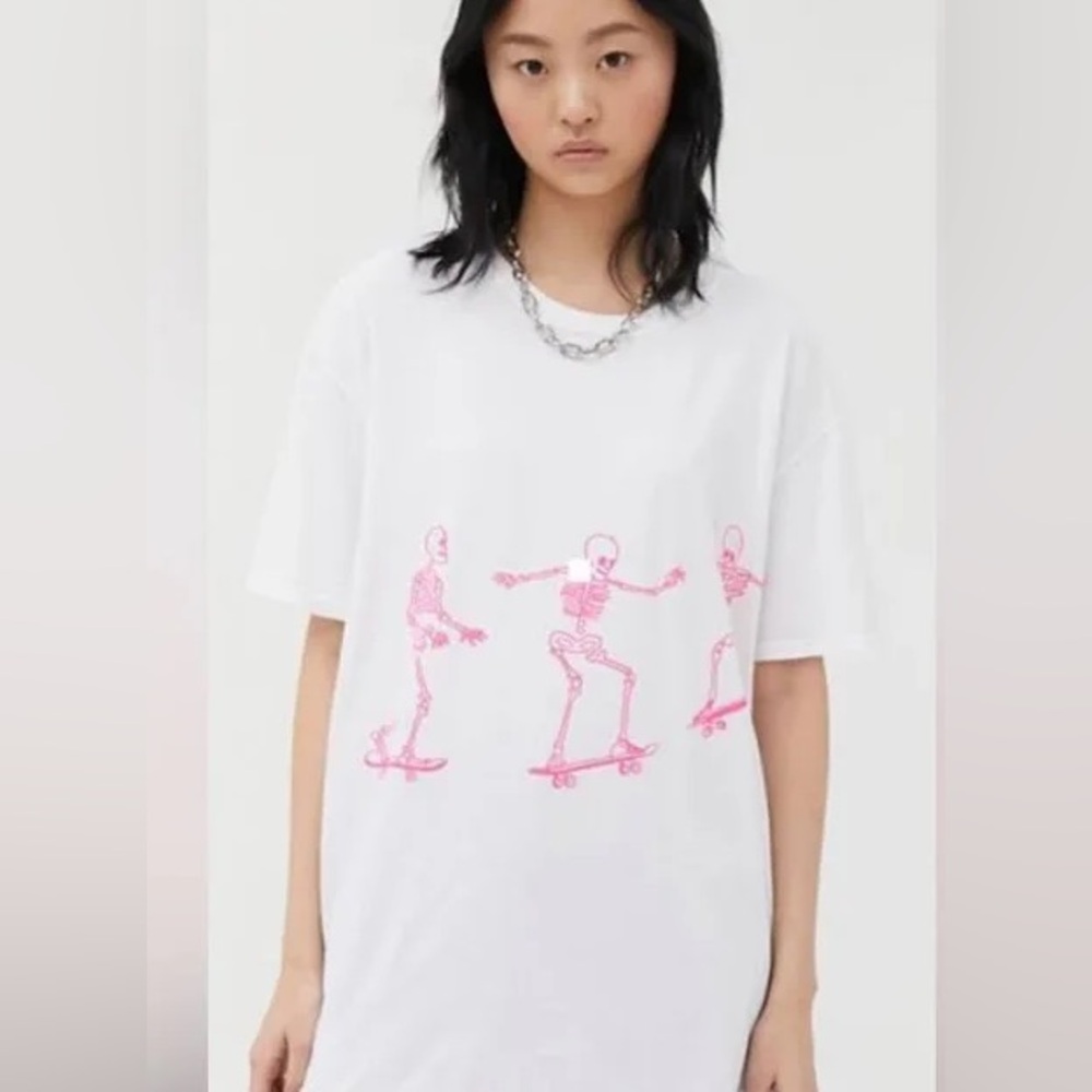 Urban outfitters project social T- skeleton oversized tee
